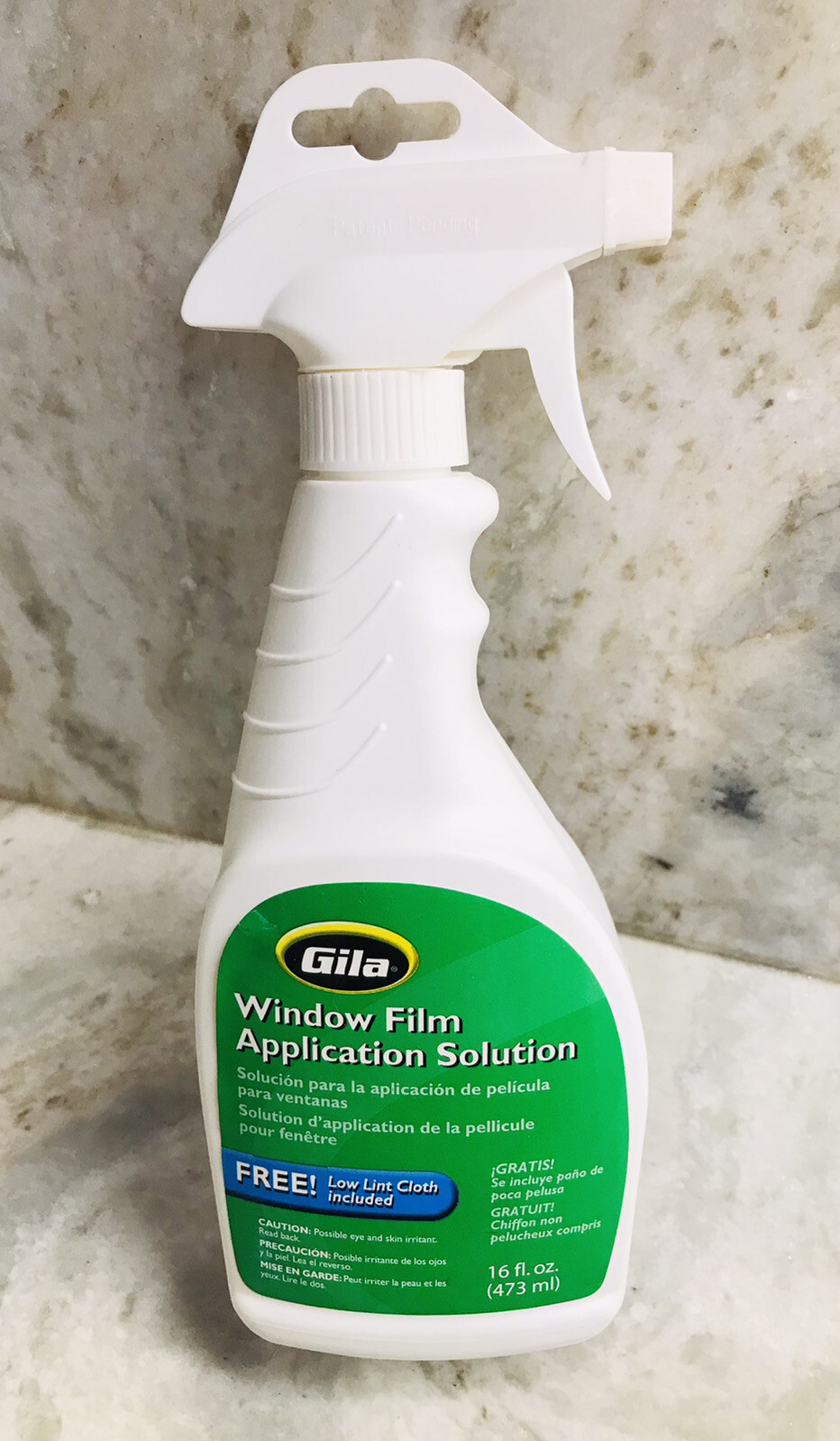 Gila-Window Film Application Solution-No Lint Cloth Included:16floz/473ml.