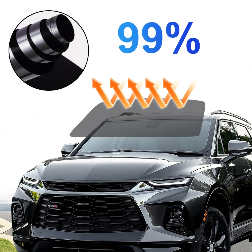 20″ x 10FT/16FT Car Window Tint Film Roll – 5% VLT for Car, Home & Office