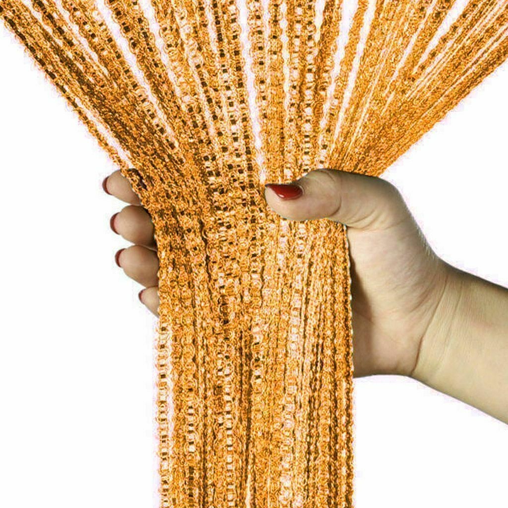 Plain String Door Curtain Panel Tassel Room Divider Fringe Window Hang 2M