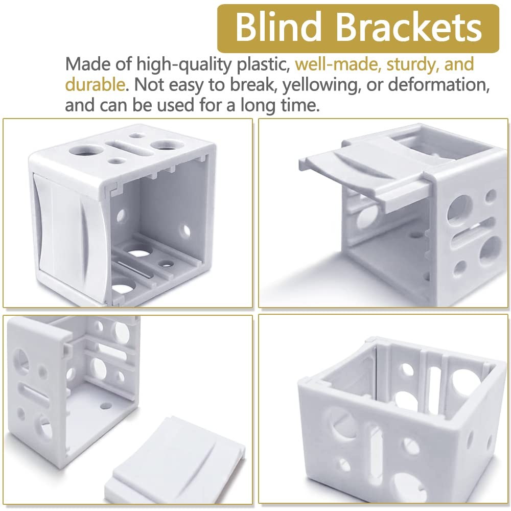 Mini Blind Brackets 1 Inch Window Blind Headrail Holder Bracket Blind Hardware