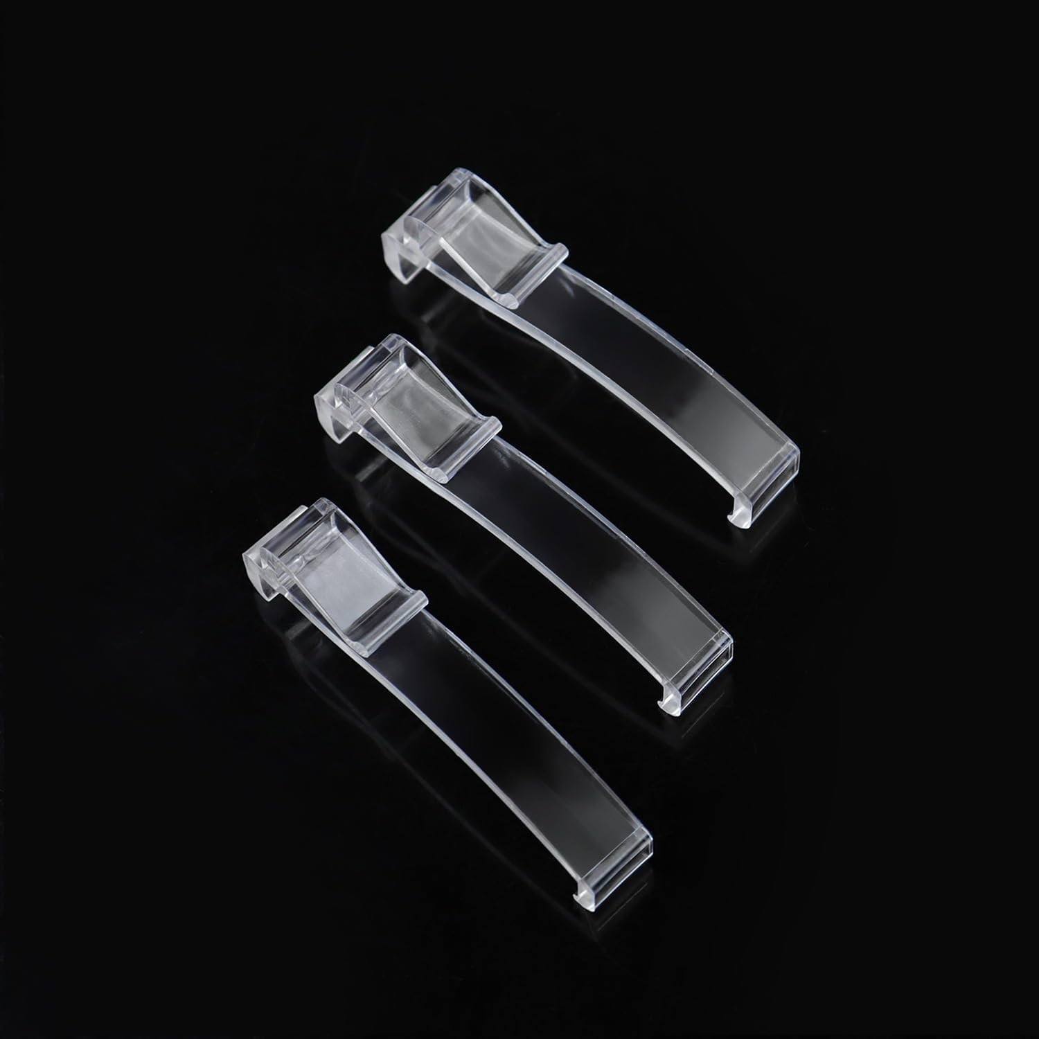 Transparent Valance Clips – Set of 12 for 2.45″ Horizontal Blinds, Easy Install