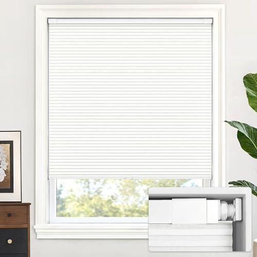 LazBlinds Cordless Cellular Shades 46.5″W x 72″H White NEW AMZN $79 TOP CHOICE