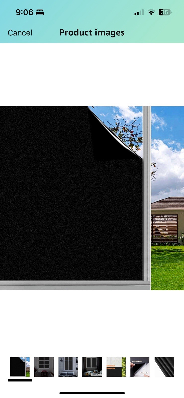 Lot Of 2 Rolls – Window Privacy Film Frosted Glass Static Cling 29.5” X 118”
