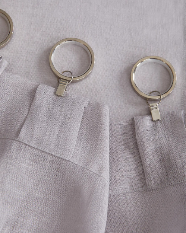 NWOT Quince European Linen Sheer Curtains 48” X 96” Set 2 Cloud