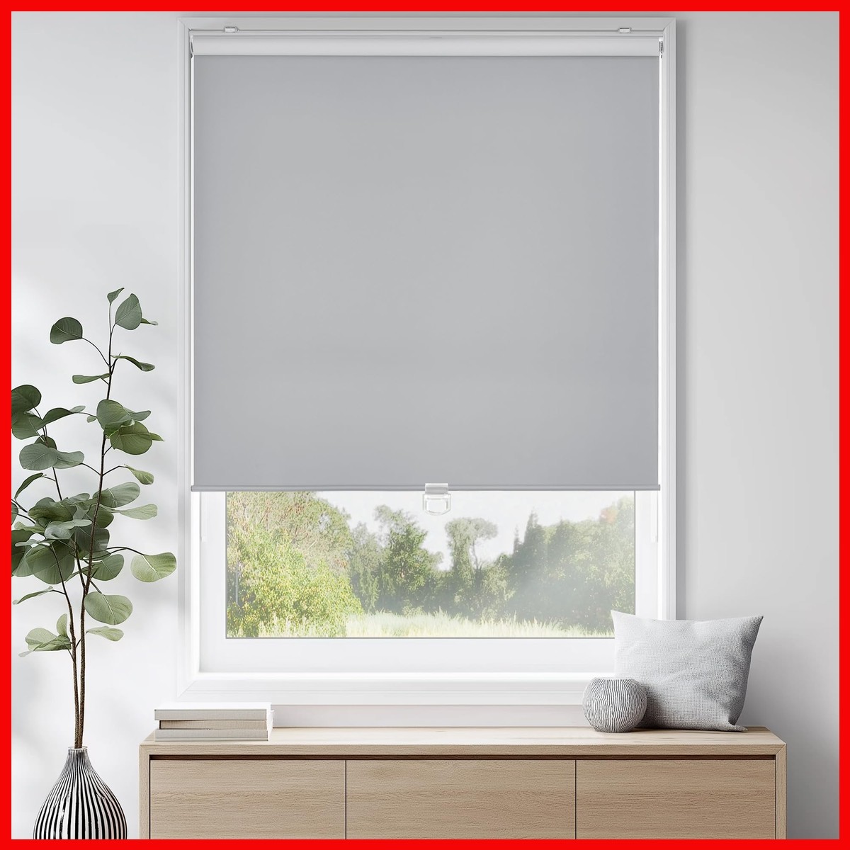 Chrisdowa Cordless Free-Stop100 Blackout Blinds For Windows Roller Windows