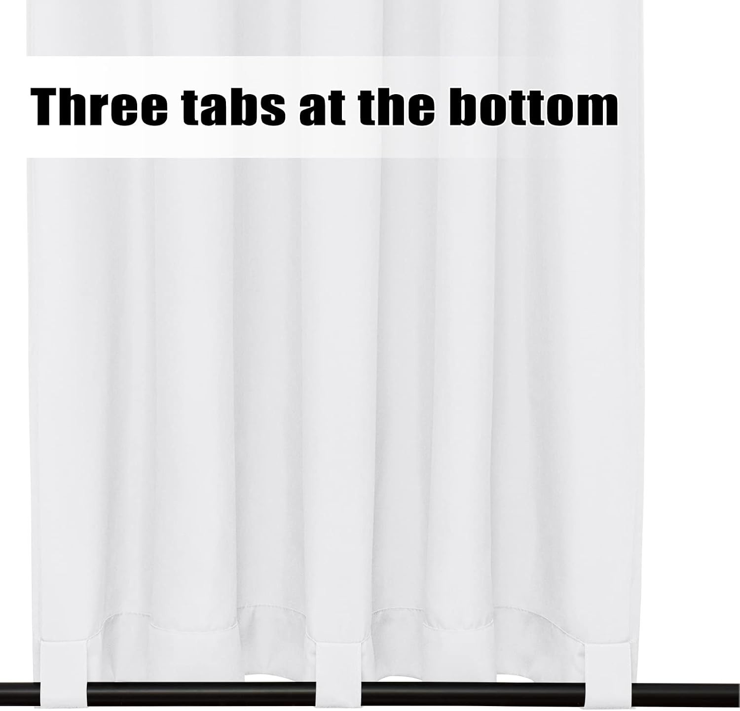 Outdoor Curtains Waterproof Windproof Weatherproof Curtain for Patio, Cabana,…