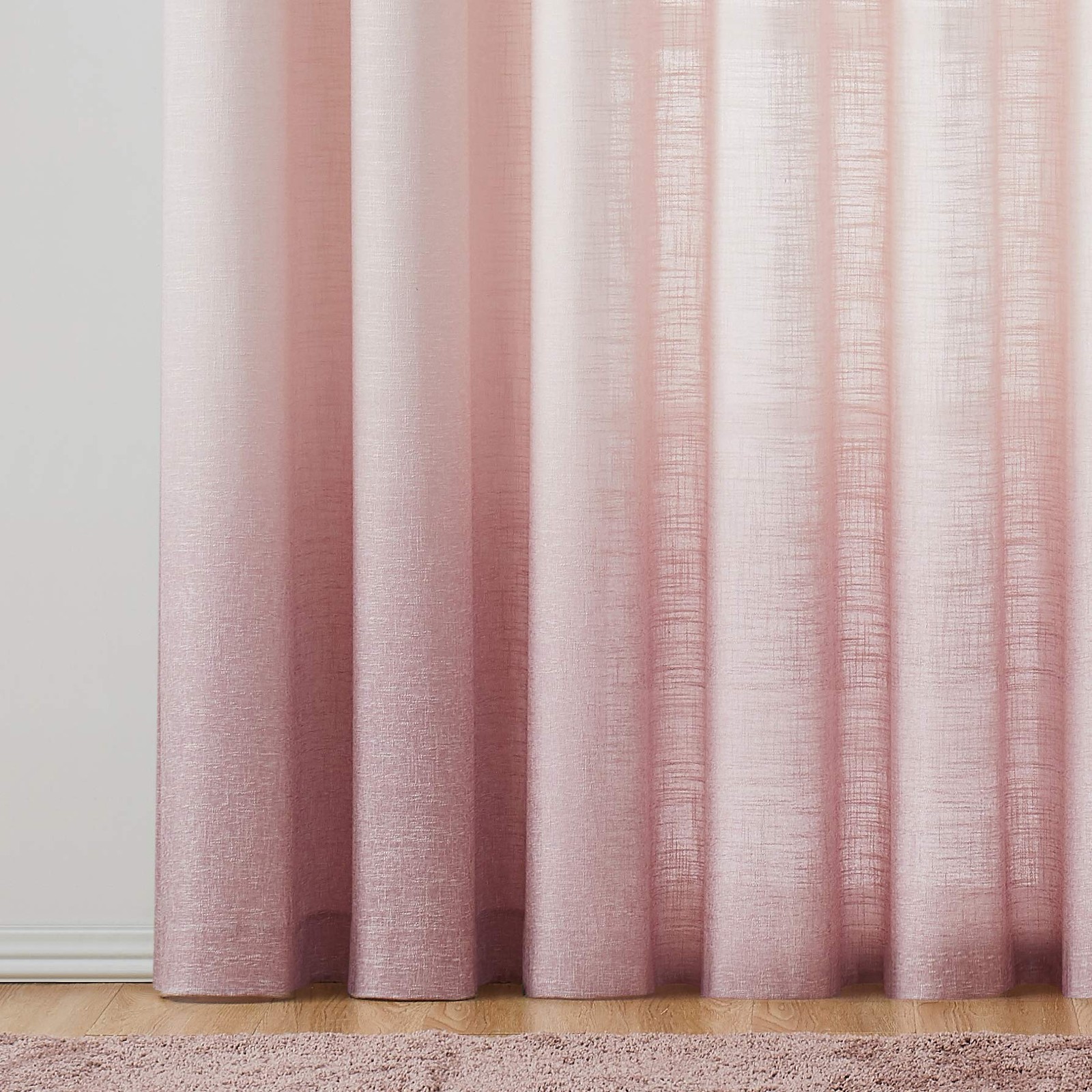Ombre Window Door Curtain 100″ Extra Wide Linen Ombre Gradient Print on Rayon…