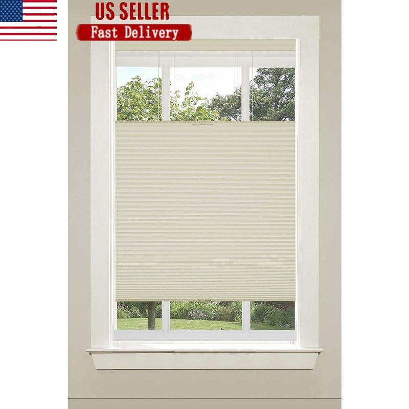 Cordless Top Down Bottom Up Honeycomb Cellular Shade 23×64 Made in China New