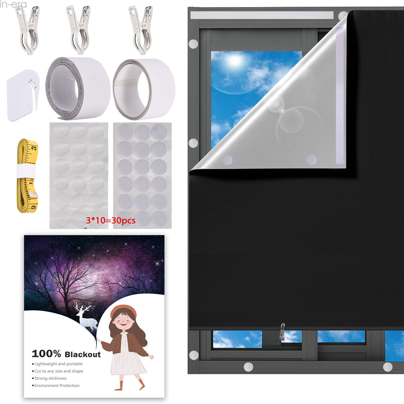 Blackout Roller Blinds for windows,Custom Size Cordless Shades UV Protection