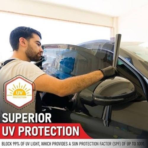 20″x10ft Uncut Roll Window Tint Film VLT 15% UV Block for Car/Home/Office Glass