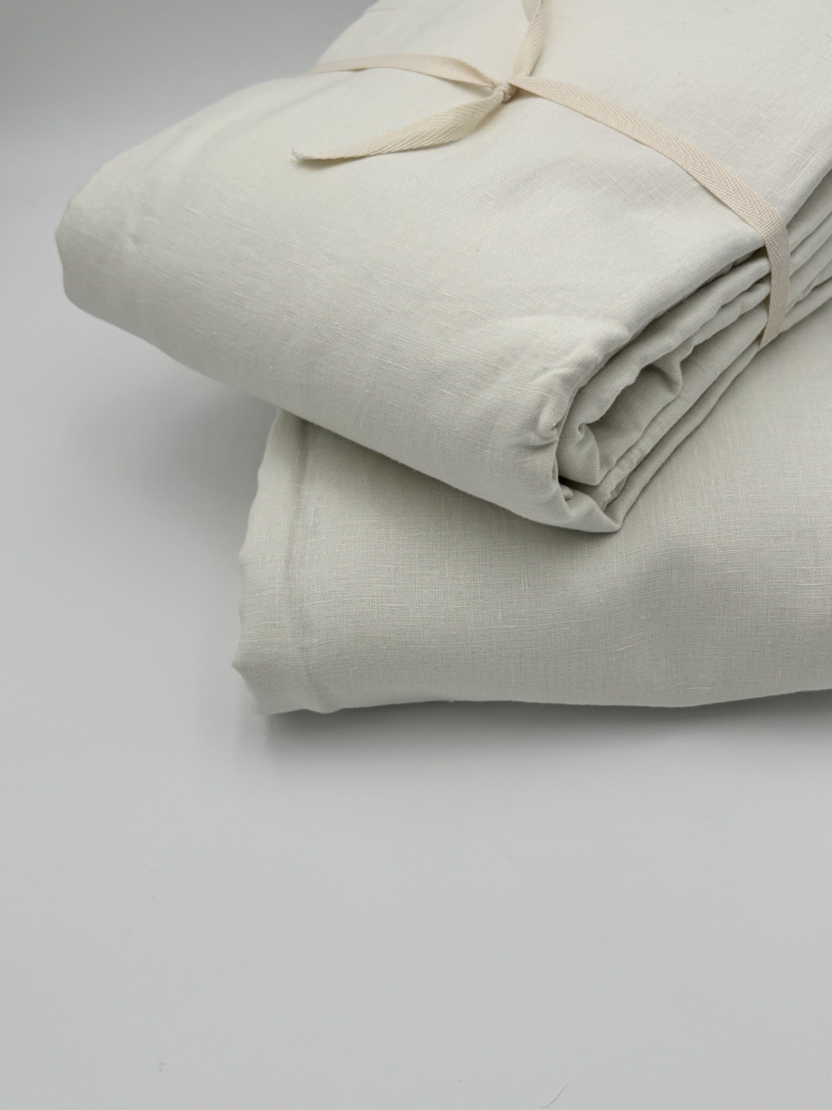 Pottery Barn Belgian Flax Linen Blackout Curtains ~ 50” x 84” ~ Ivory ~ Pair