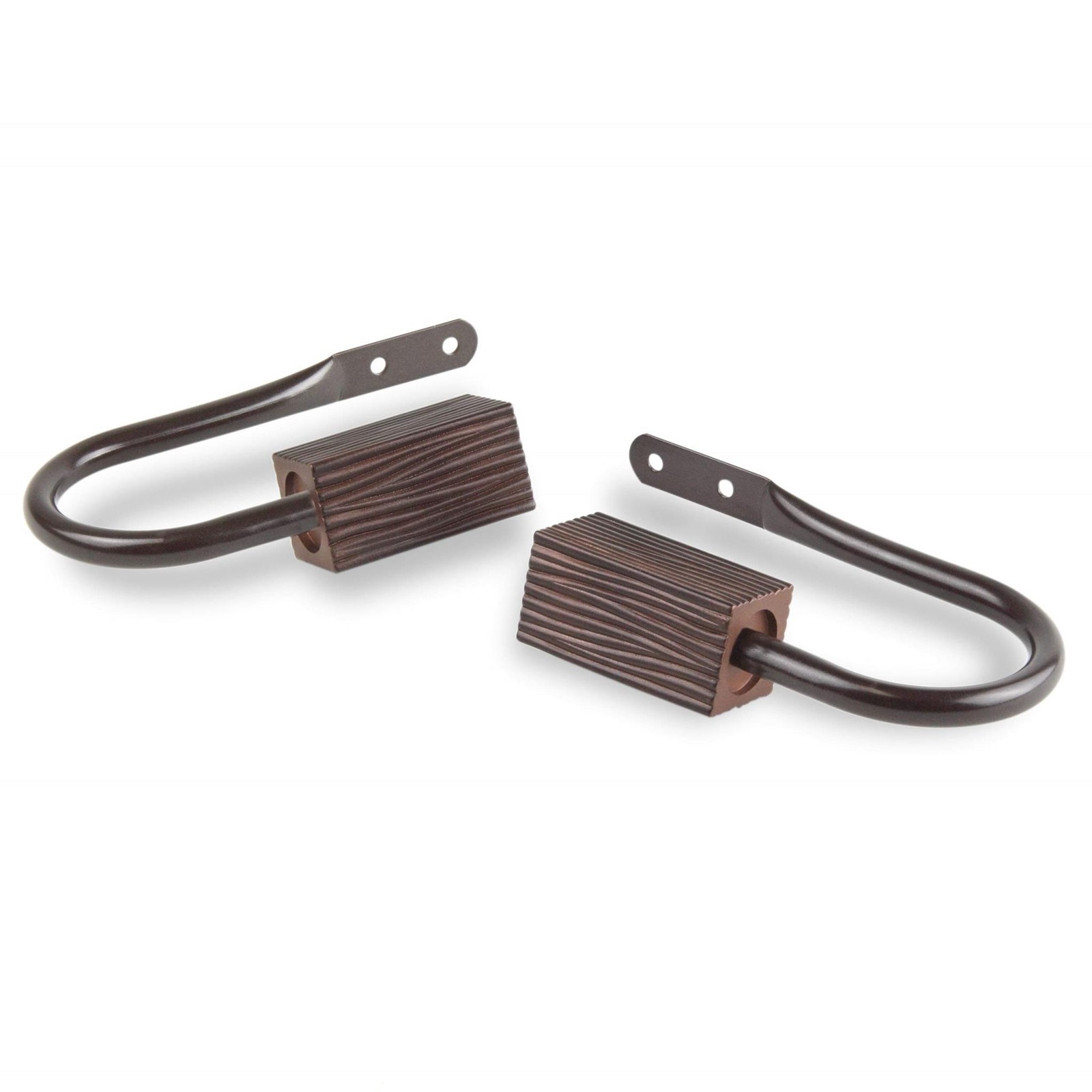 InStyleDesign Birch Curtain Holdback Pair – n/a Brass Finish
