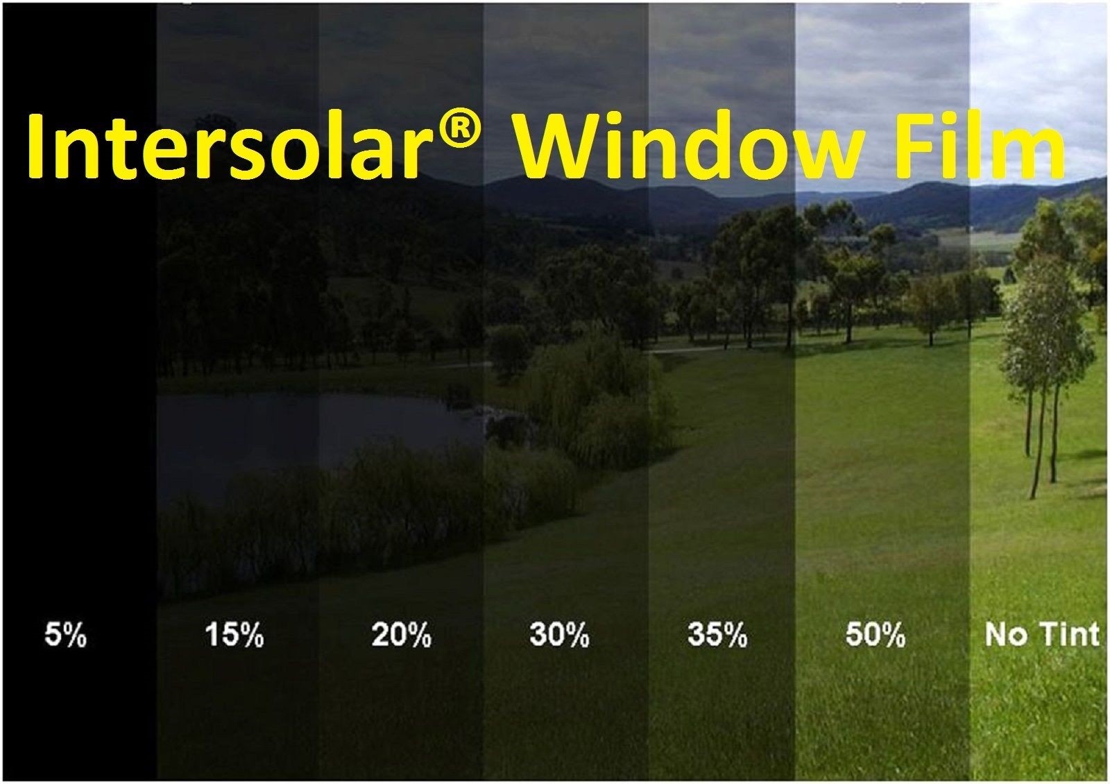 Window Tint Film 2 ply Car Auto Residential Commercial Intersolar® Made in usa