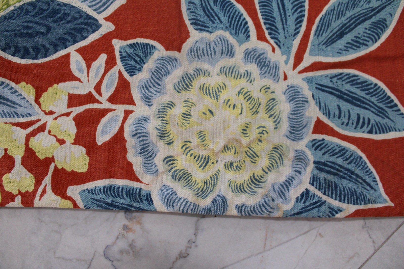 2 Custom made Thibaut’s Sulu Pencil Pleated Lined 100% Linen Curtains 50″x100″