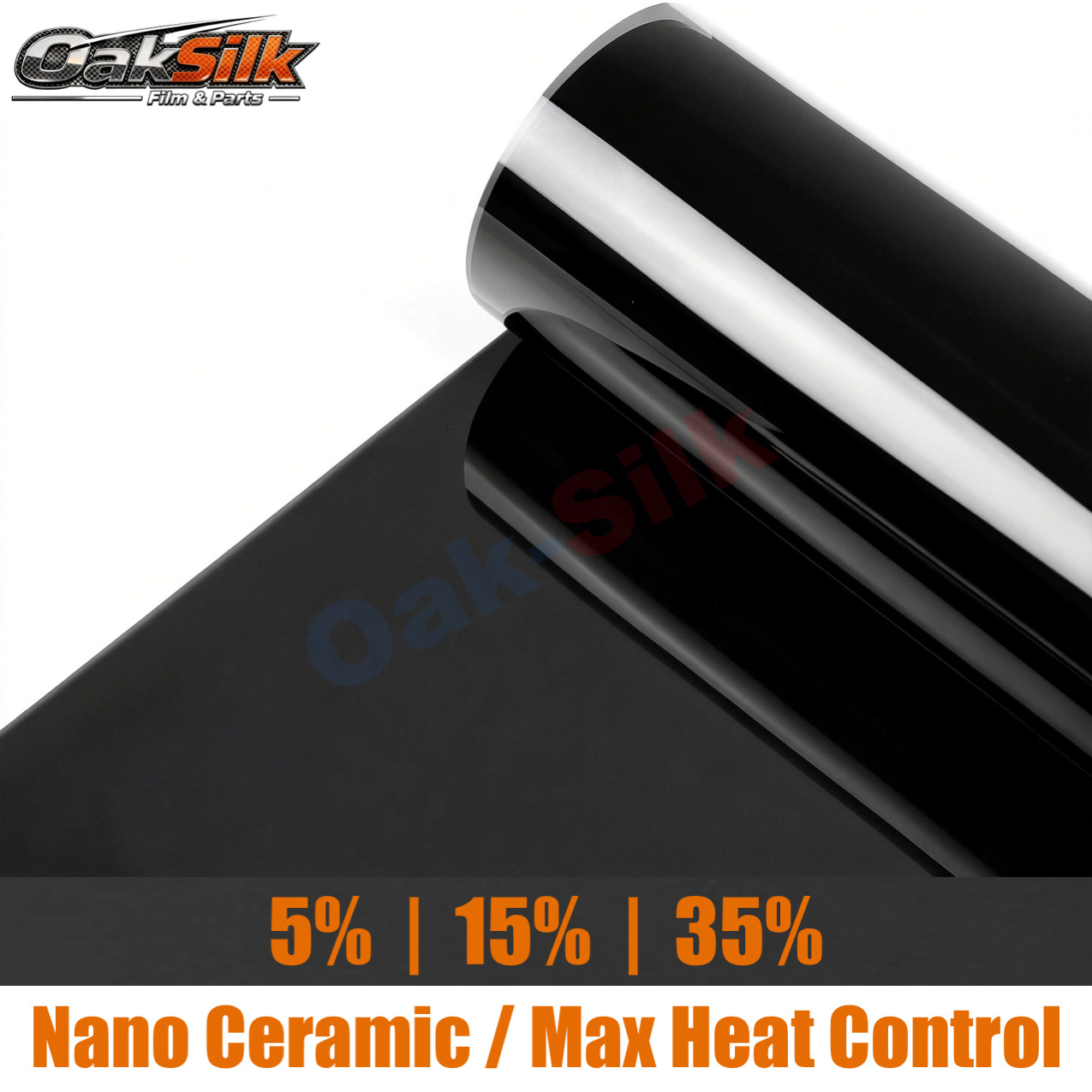 Nano Ceramic Window Tint Film 20″ x 30FT 2mil 2PLY IRR 95%+ 5% 15% 35% VLT