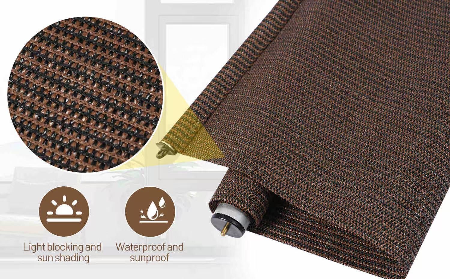 Roller Shade 4’Wx6’H Fabric Blind, Cordless Roll Up Shade,90% UV Protection