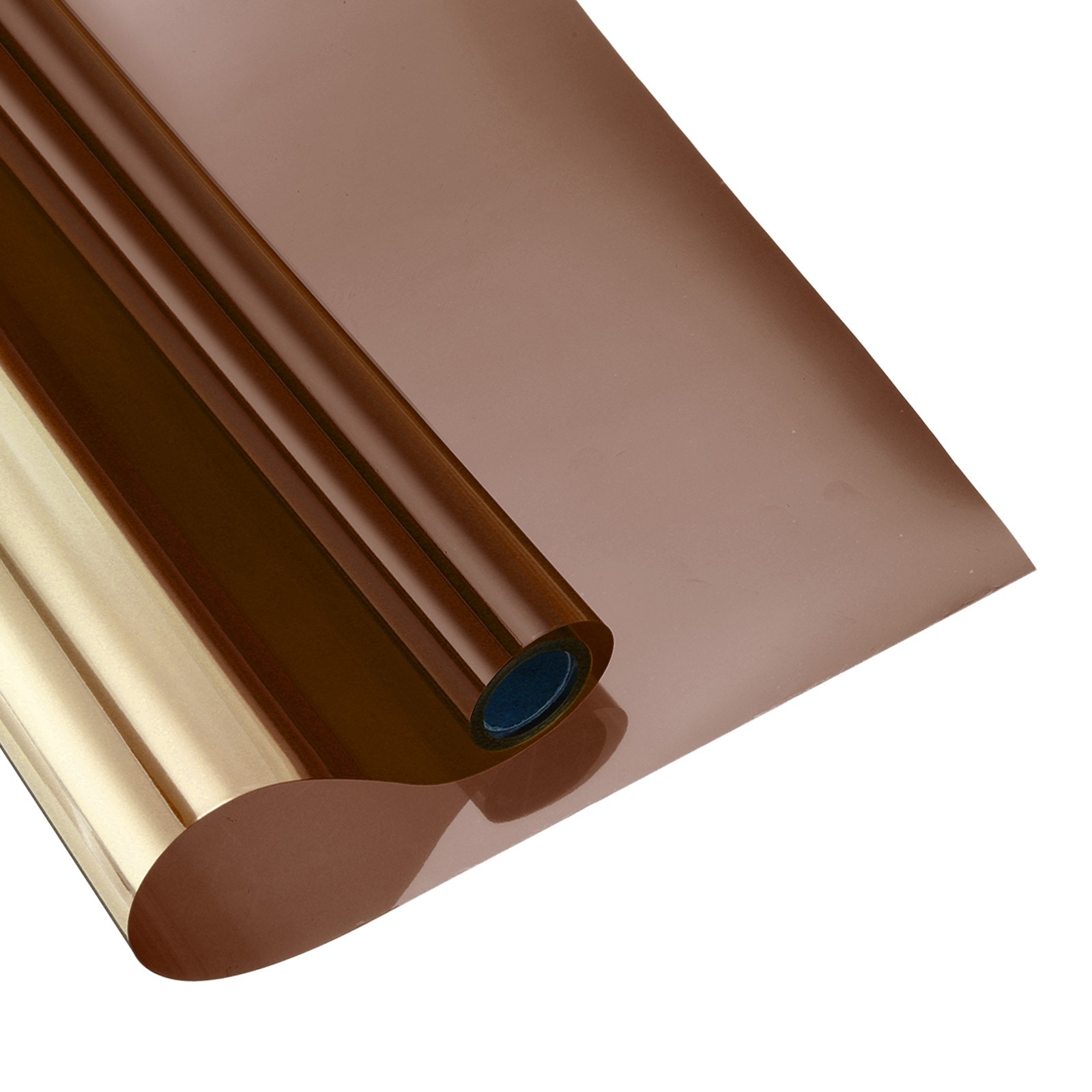 Window Privacy Film One Way Heat Blocking Static Cling Brown 35.4×78.7″