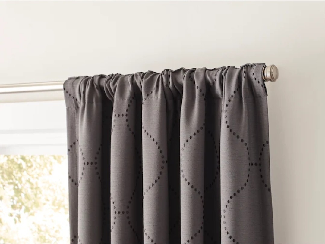Allen Roth | Olney | Blackout | Grey | Jacquard Ogee | 50x84in | #5030735