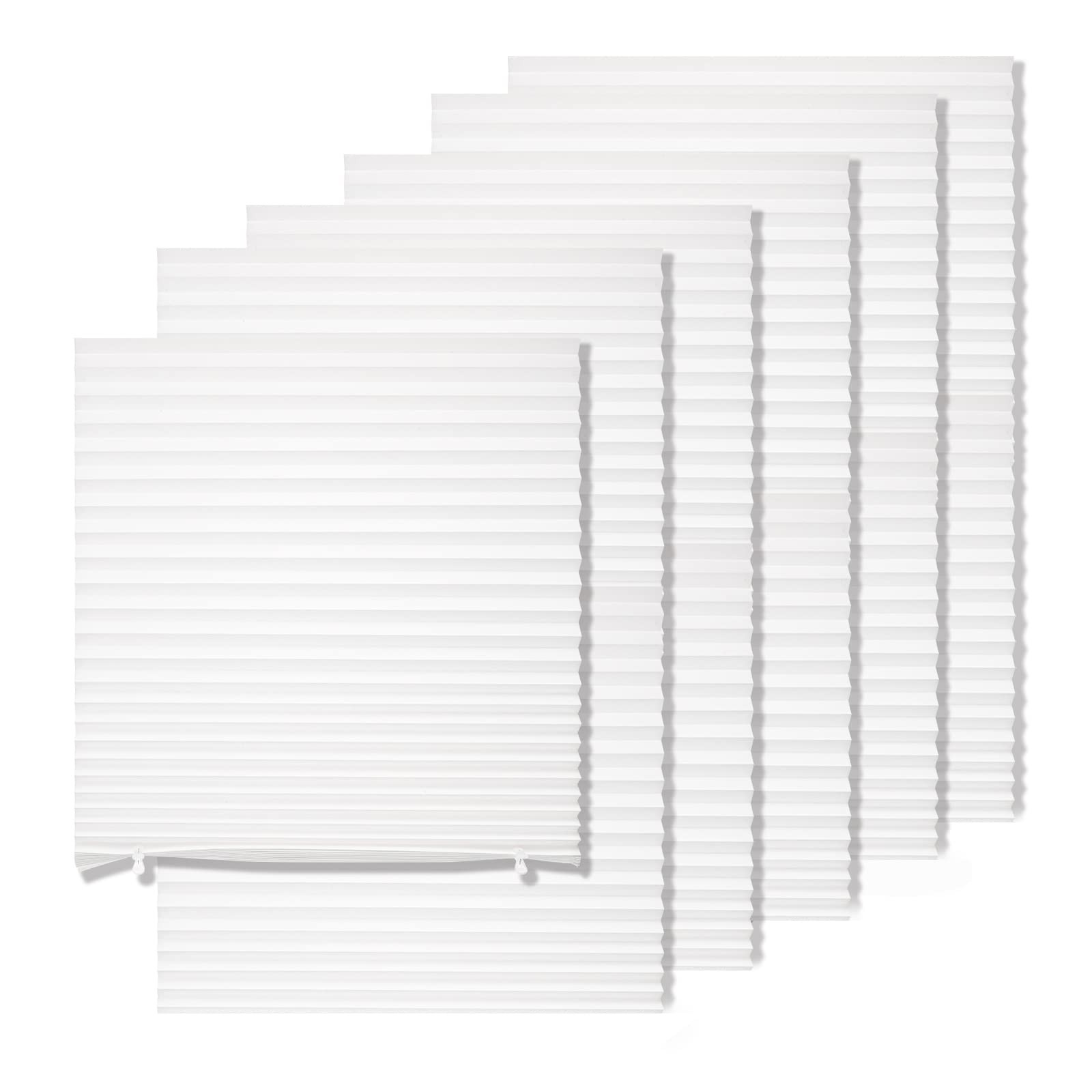 MYshade 6 Pack Temporary Light Filtering Paper Shades 36″W*72″H – 6 PC, White