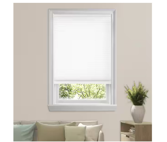 Home Decor Snow Drift Cordless Light Filtering Cellular( SELECT YOUR OWN SIZE )