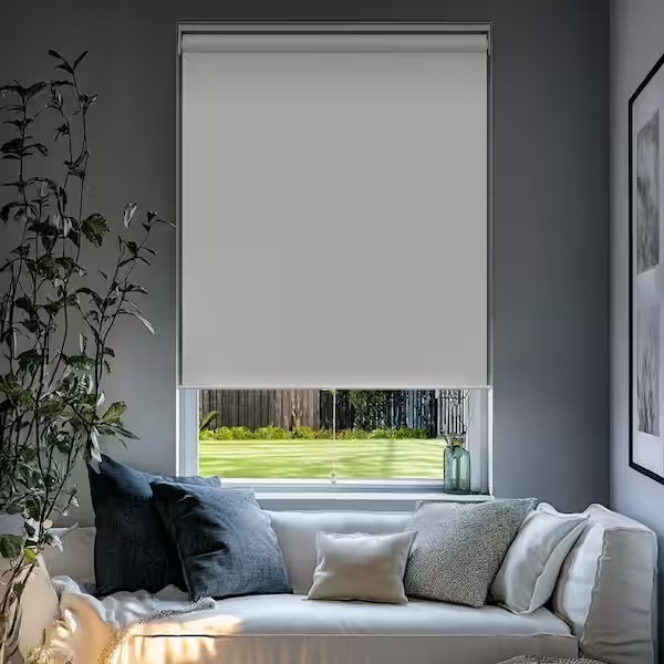 CHICOLOGY 34″x72″ Blackout Roller Shade Cordless Window Blind White Room Privacy