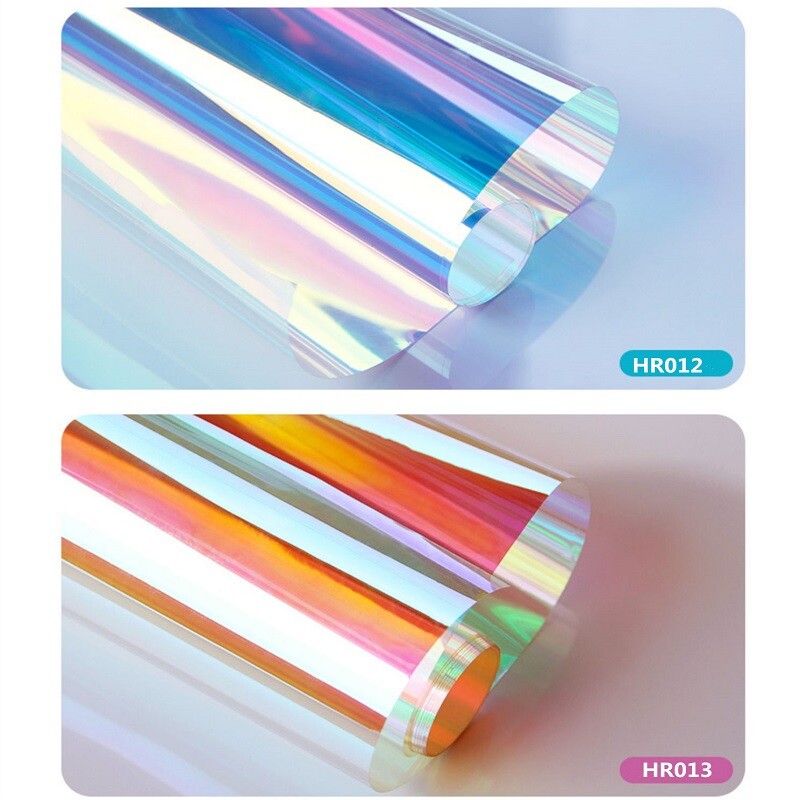 Window Film Dichroic Rainbow Decoration Home Mall Building Glass Decor Sticker