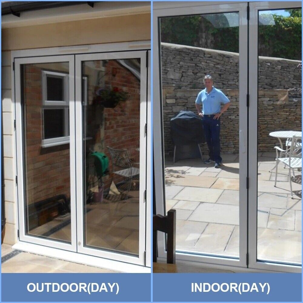 78.7″ One Way Mirror Tint Window Film Privacy Protect UV Reflective Sun Block
