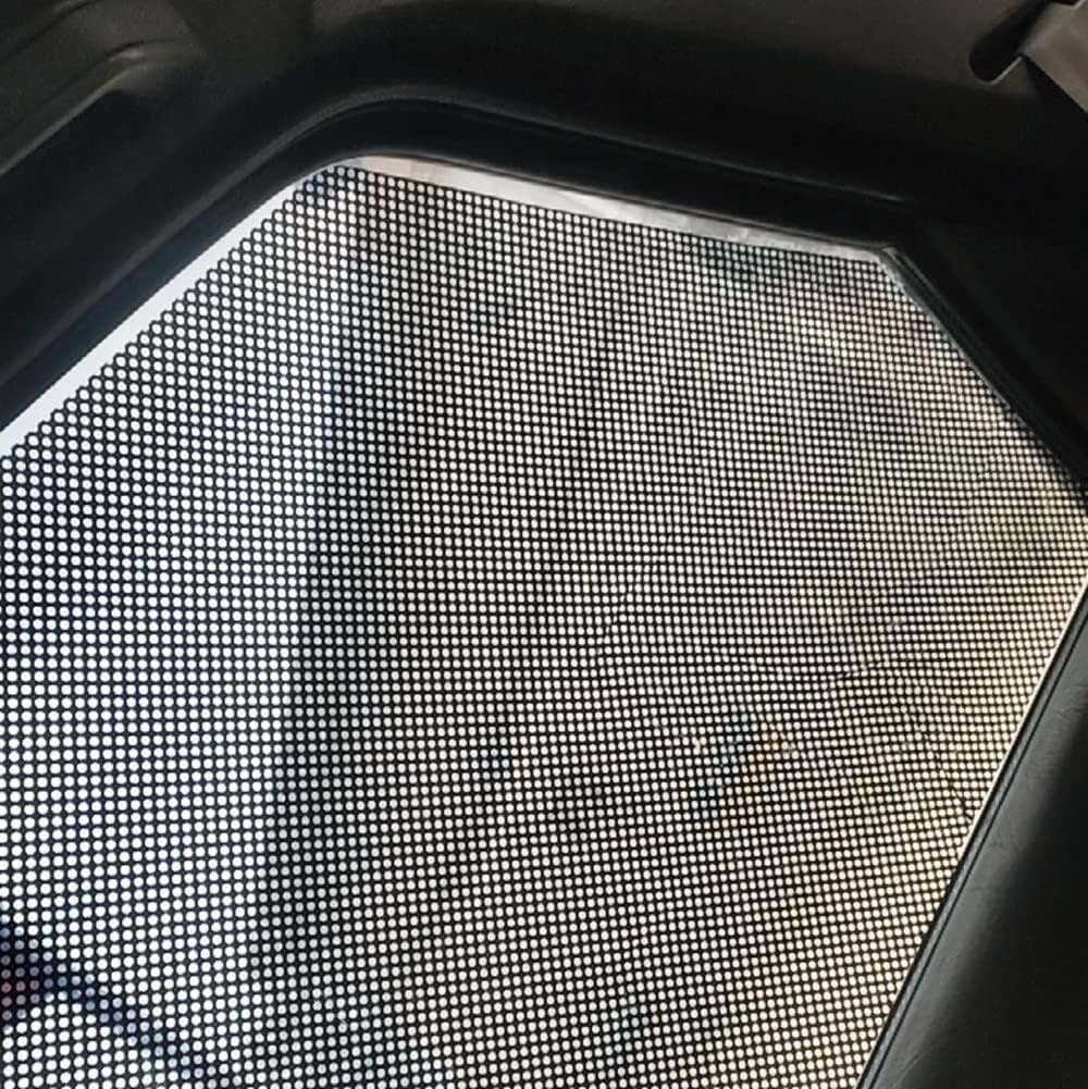 Oneway Perforated Black Vinyl Privacy Window Film Electrostatic Adhesive Glass