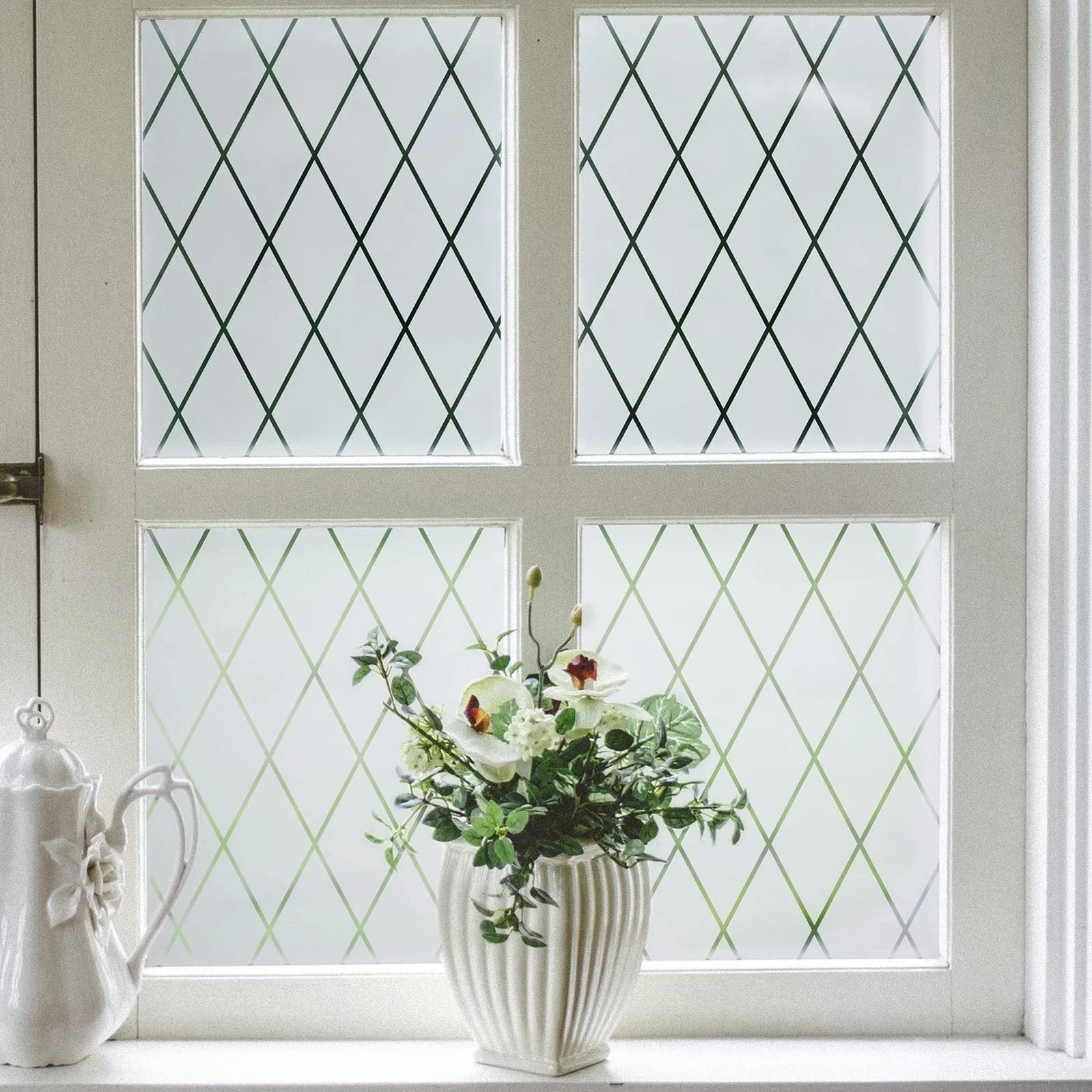 Frosted Window Film Static Cling Decorative Privacy Glass Film 17.7X78.7inch
