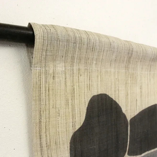 Japanese Linen Long Noren -Traditional Door Shop Curtain Natural Beige Gift