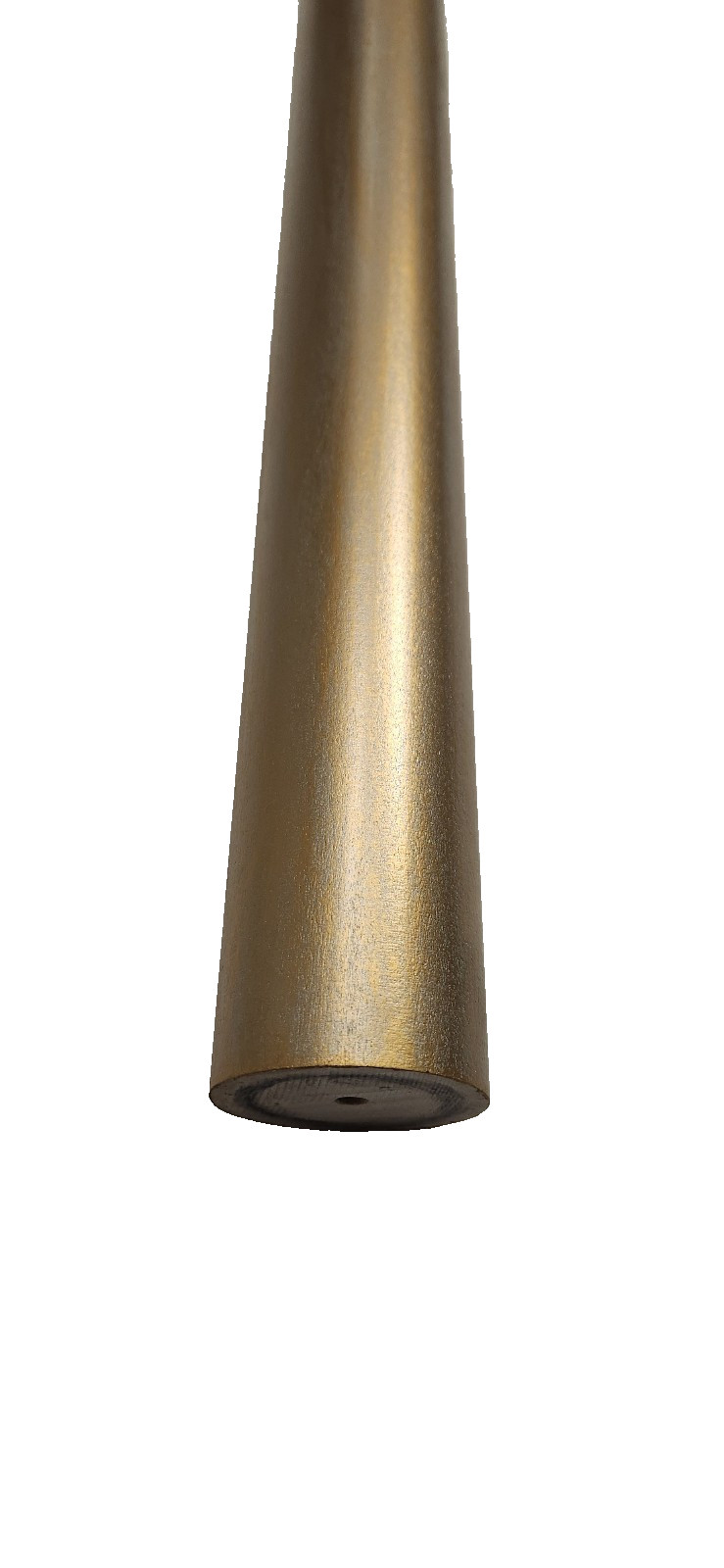 2-1/4″ Dia. Smooth Wood Drapery Rod. New (6FT) 72″ Length. Champagne Finish