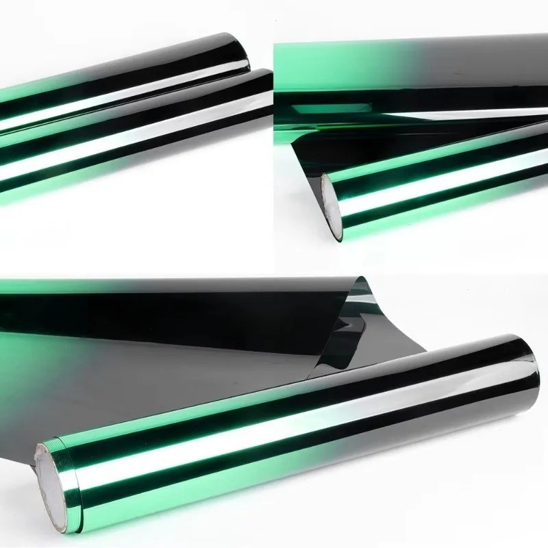 Car Window Tint Film 2-Color Gradients Film Windshield Sun Shade Heat & UV Block