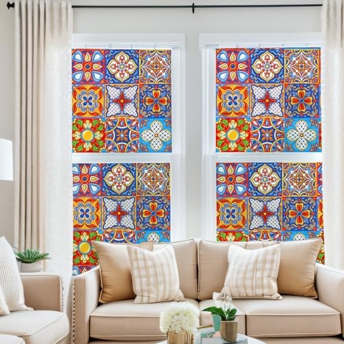 UV6 Ultra-fine Frosted Glass Window Film Decorative 17.7in X 78.7in Talavera