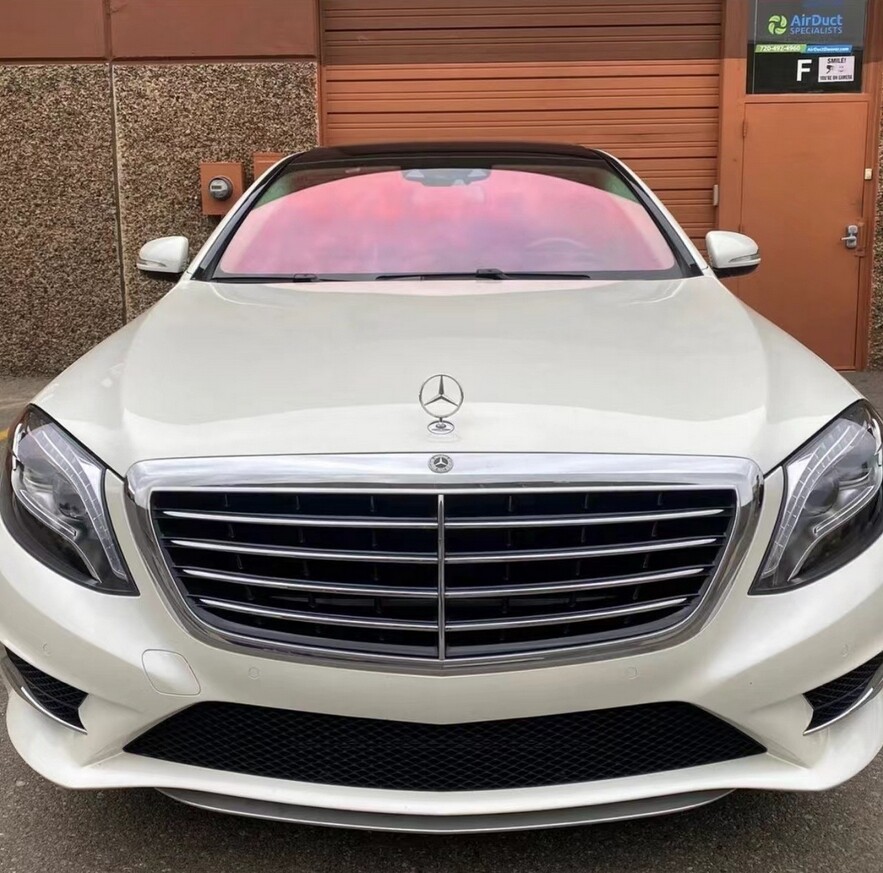 High Quality 89% Red Chameleon Car Tint Film Side Window Sun Solar Glass Skin