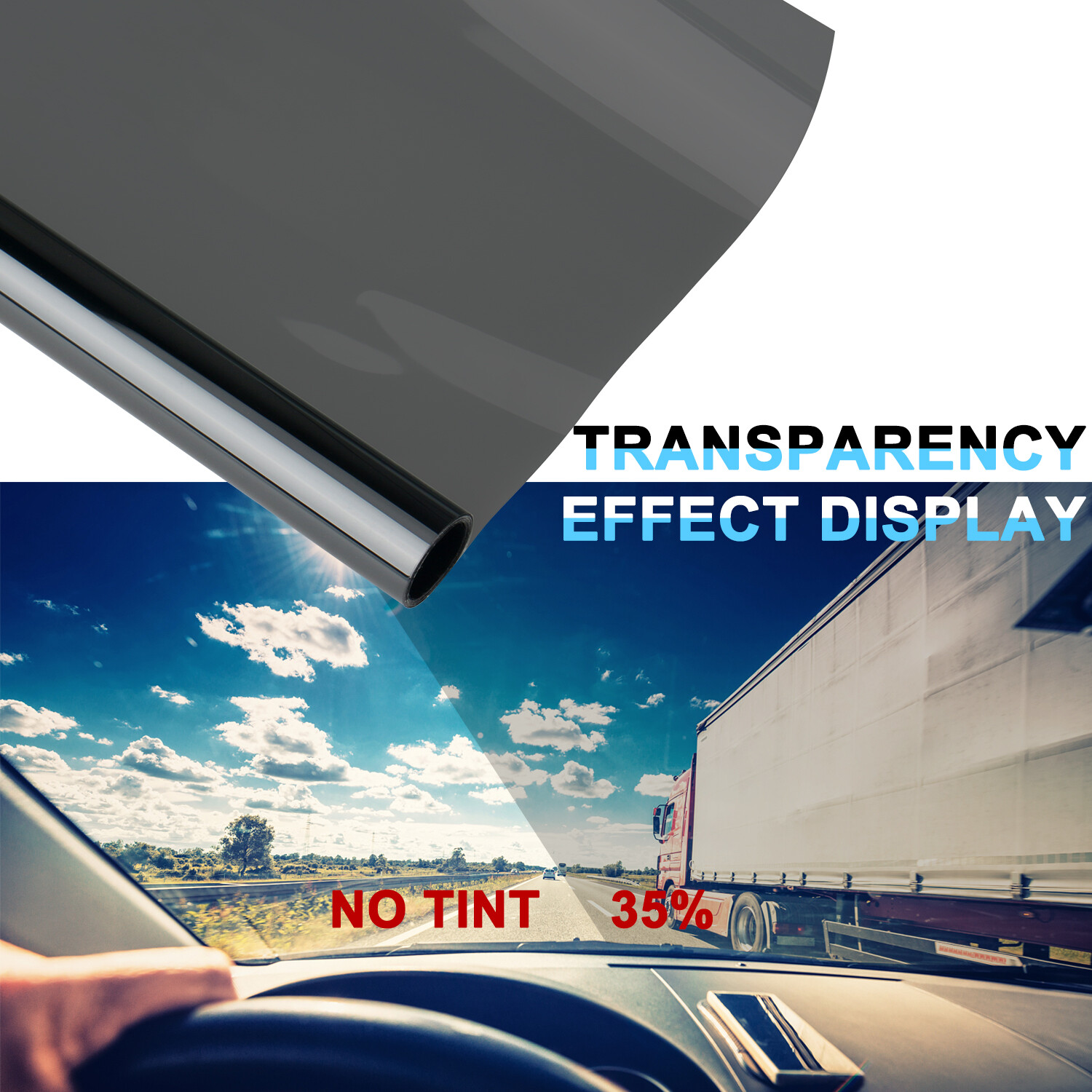 20″ x 10FT/20FT Uncut Car Window Tint Film Roll 5-50% VLT Car Home Office Glass