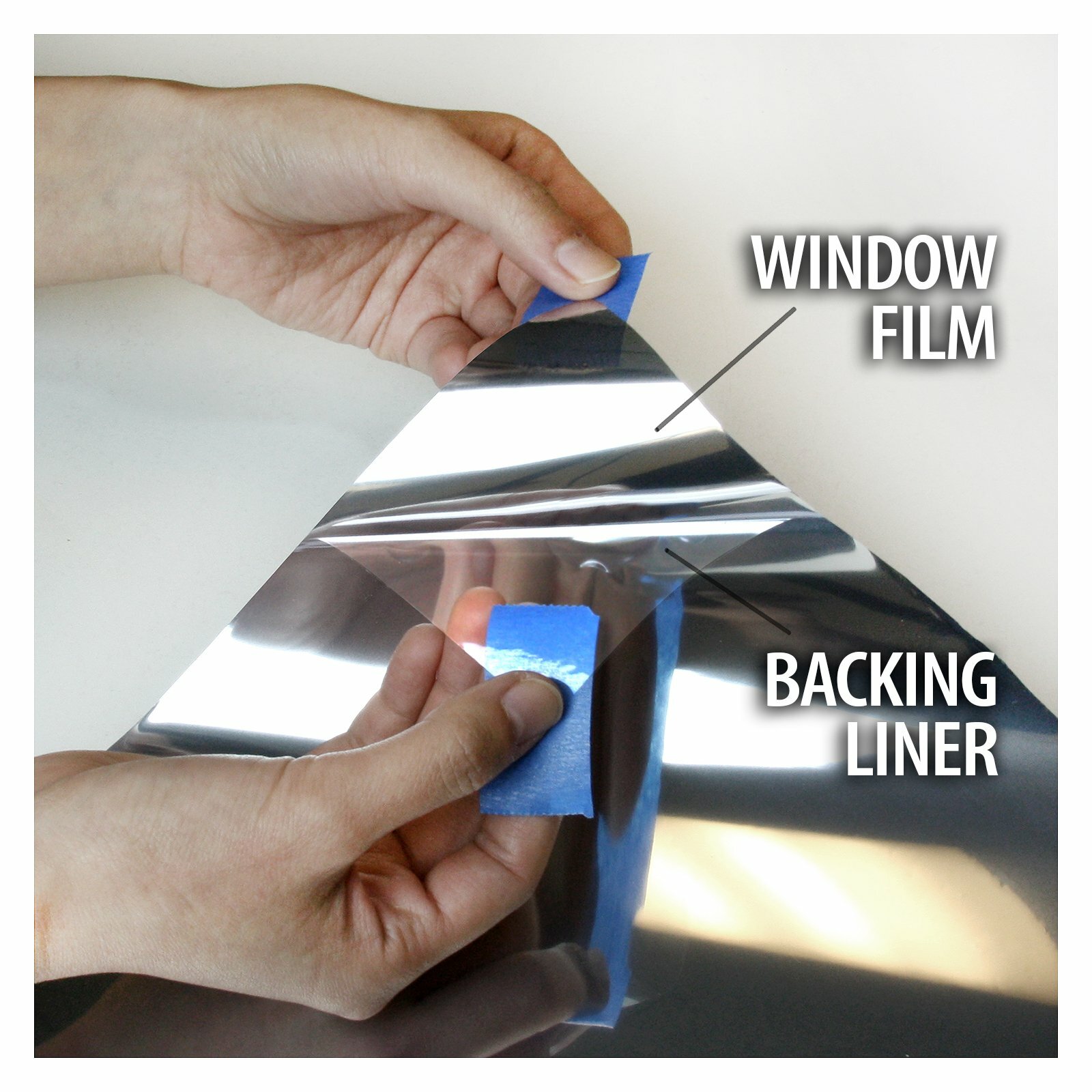 BDF EXS15 EXTERIOR Window Film Daytime Privacy and Sun Control Silver 15 (Dark)