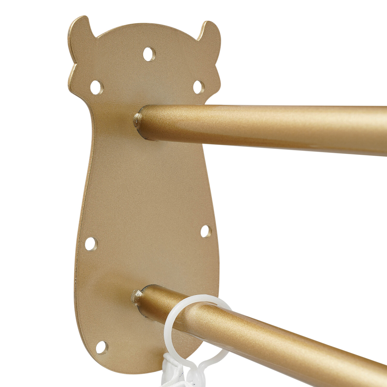 Curtain Rod U-shaped Long Rod 200cm W/gauze Curtain Privacy Partition Protection