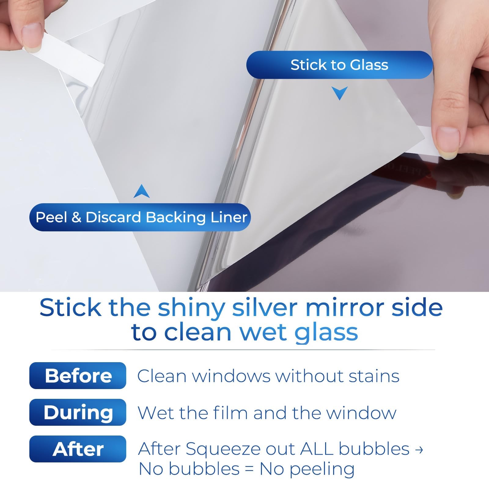 Coavas Window Privacy Film Daytime See Out Not in, 100% UV Blocking Heat Cont…