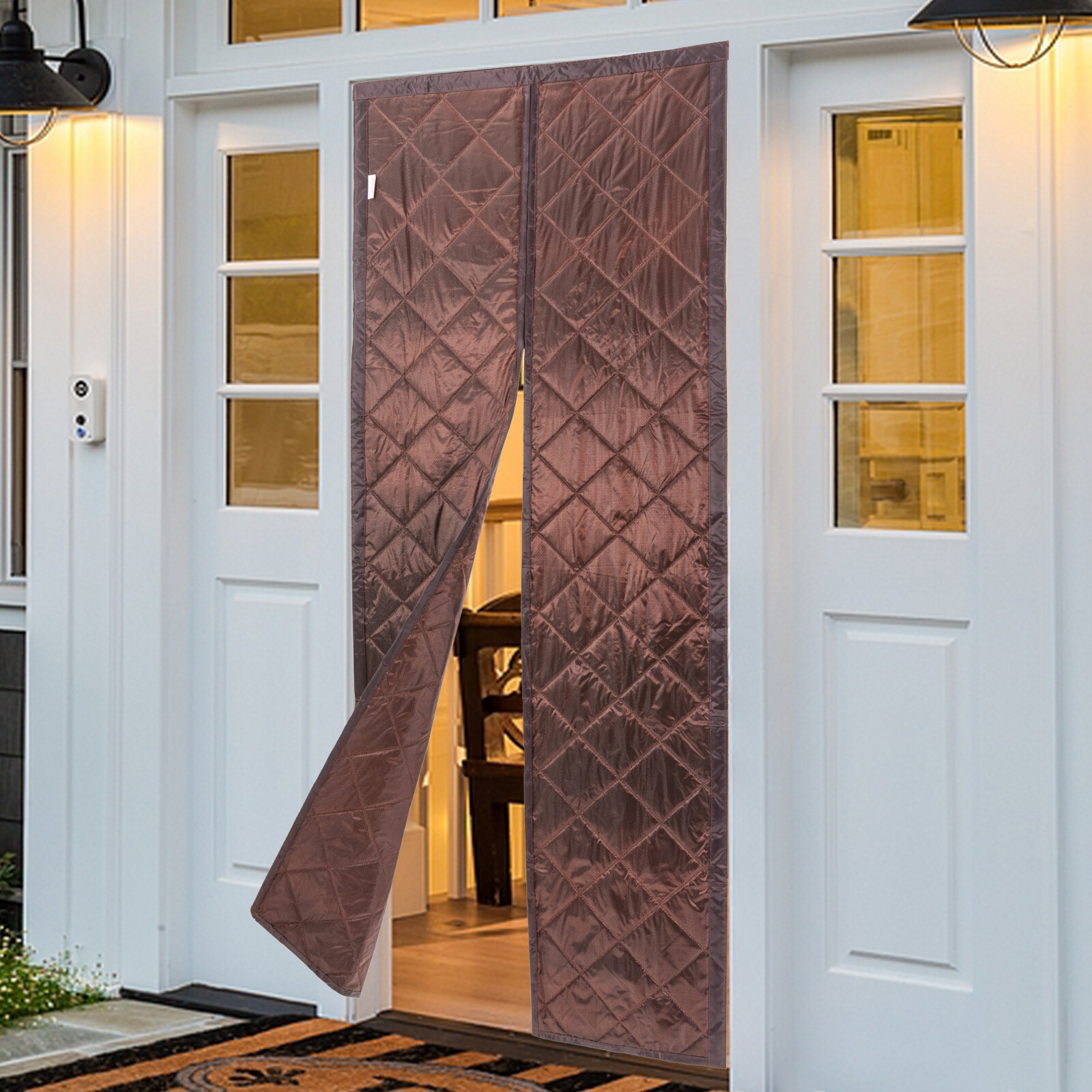 Magnetic Thermal Insulated Door Curtain Door Curtain Waterproof Door Covers
