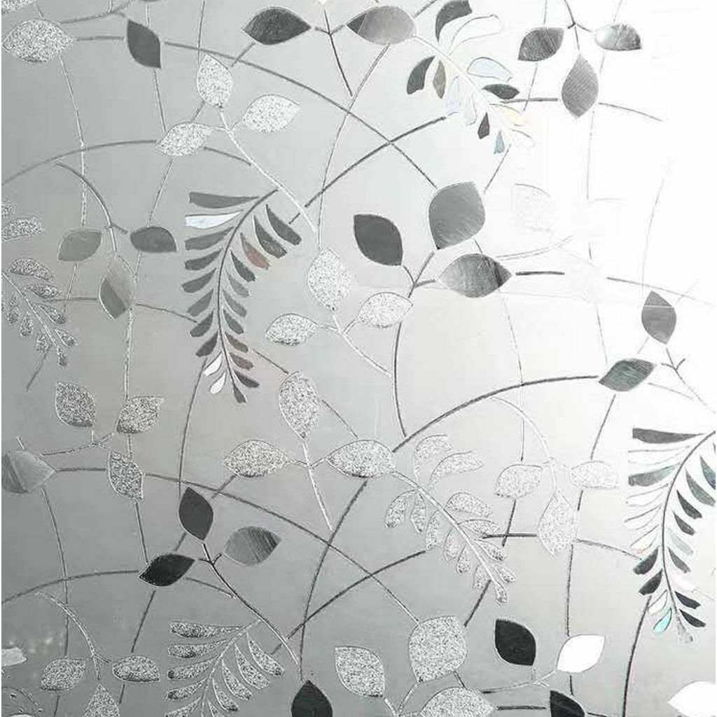 Privacy Window Glass Film Sticker Static Cling 3D Frosted Stained Bathroom Home