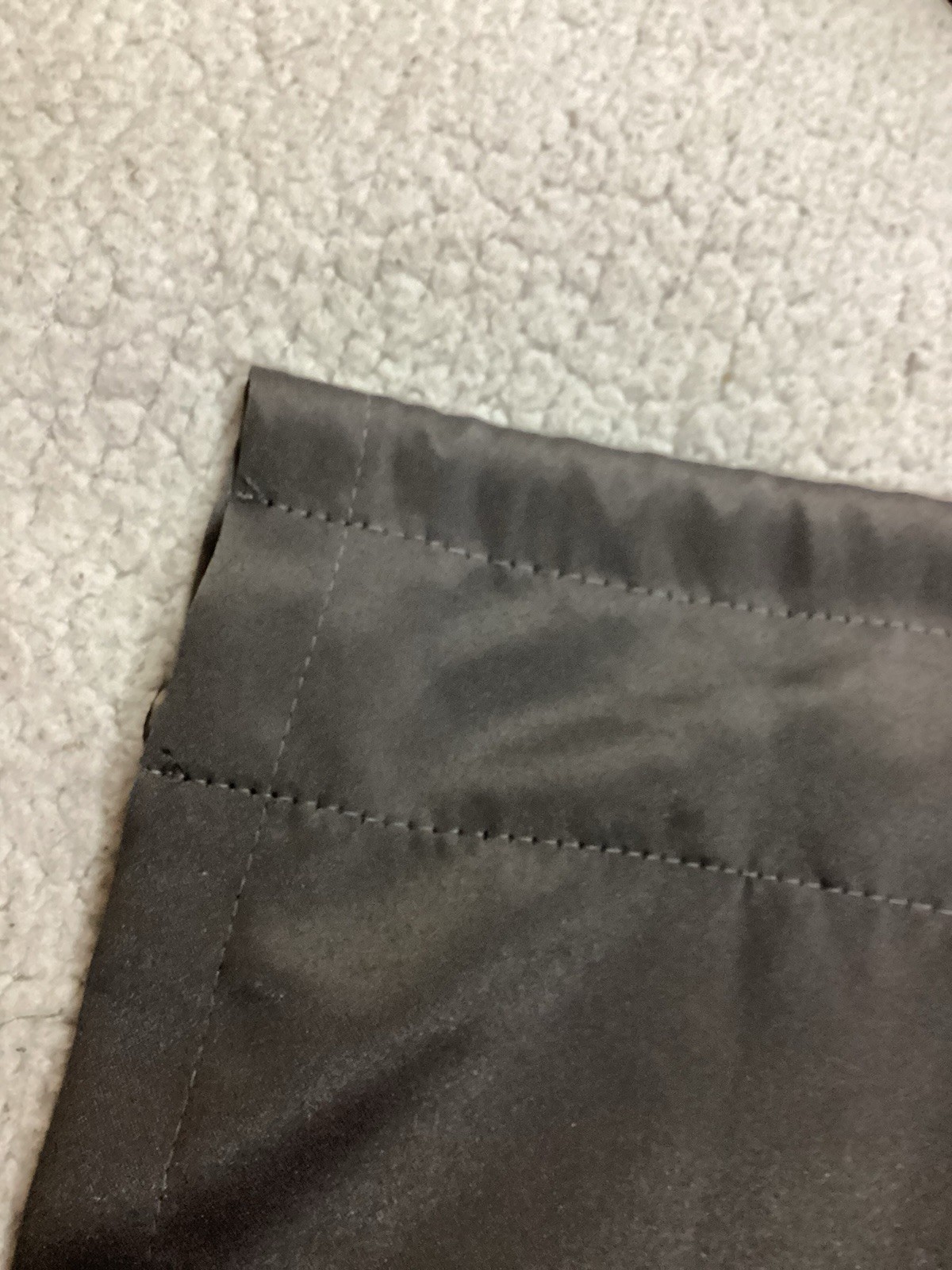 One Pair Of Gray Curtains – 2 Panels Each 30×84” — 100% Polyester, Machine Wash