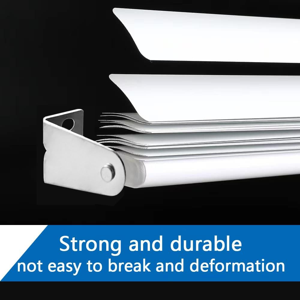 12Pcs Metal Blinds Hold down Brackets, Silver Door Blinds Bottom Bracket, Blind