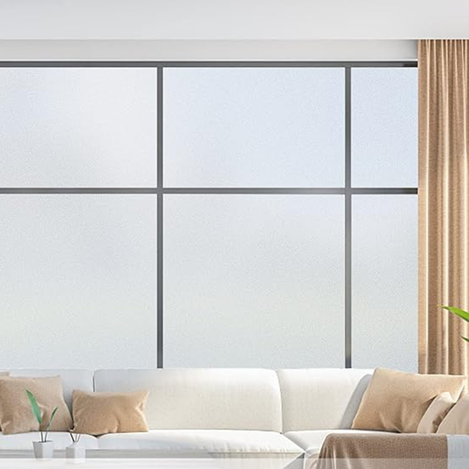 Window Privacy Film For Home Sun UV Blocking Reflective Mirror Film Heat Control