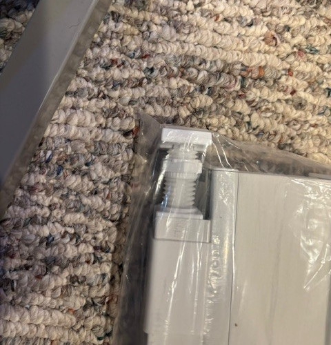 No Drill Cordless Cellular 25”x72” White Honeycomb Light Filtering shades NEW!