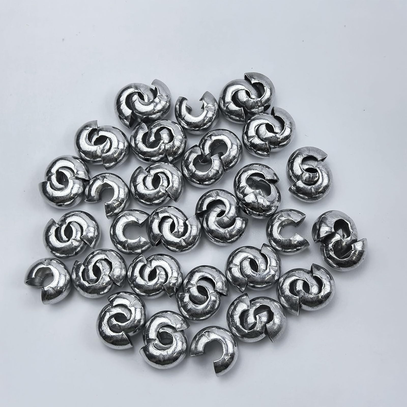 50 Pack Blind Control Chain Ball Stoppers, 10.0mm Chain Stop for #10 Beaded B…