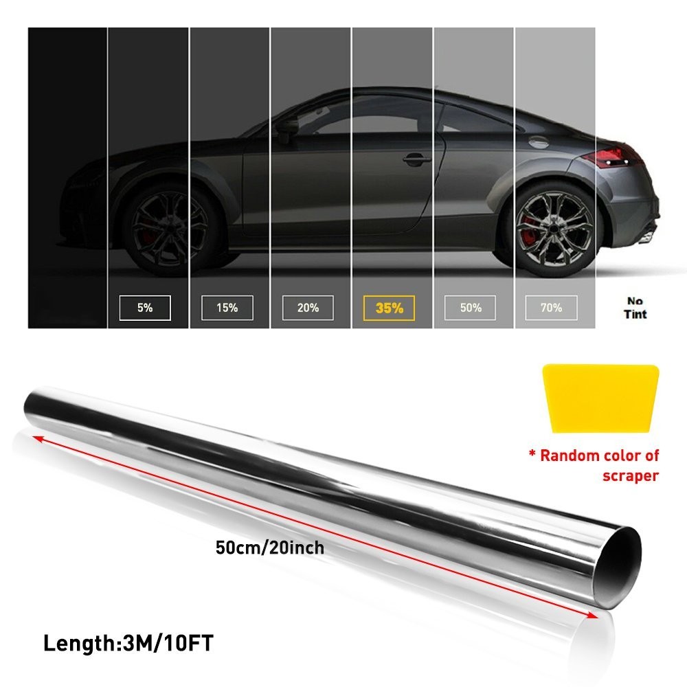 One Way Mirror Window Film Heat UV Reflective Privacy Tint Foil for Office Home