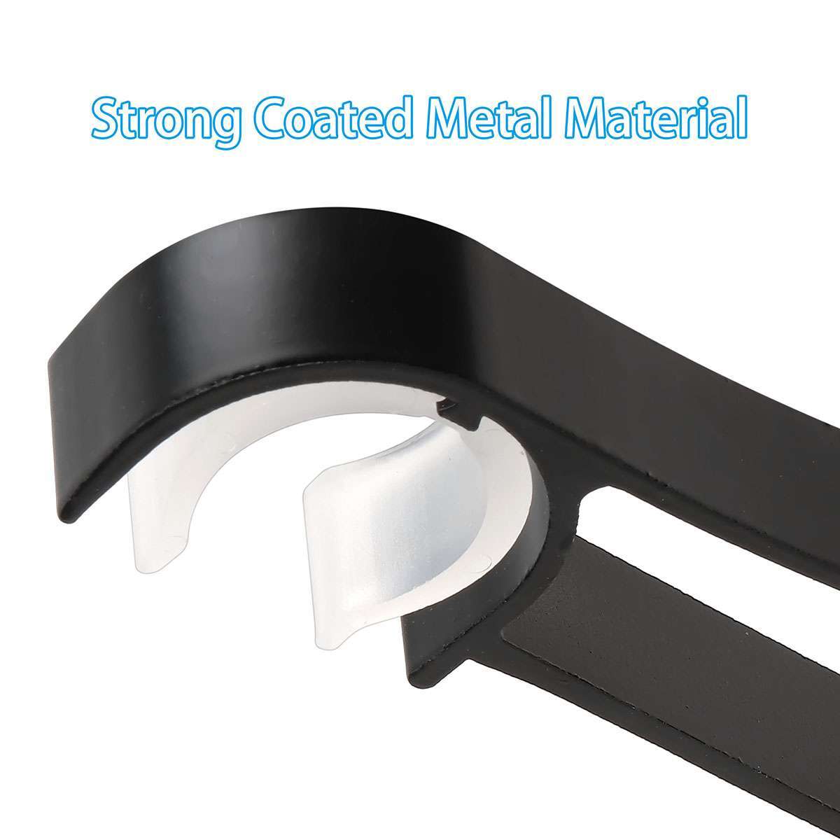 2/4/6PCS Curtain Rod Hooks Heavy Duty Curtain Rod Bracket Rod Support Hanger