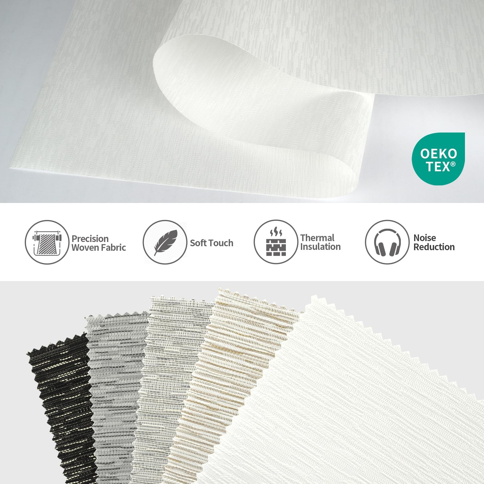 Sunmaintain 44 W X 72 H Cordless Light Filtering Roller Shade For Windows Stop