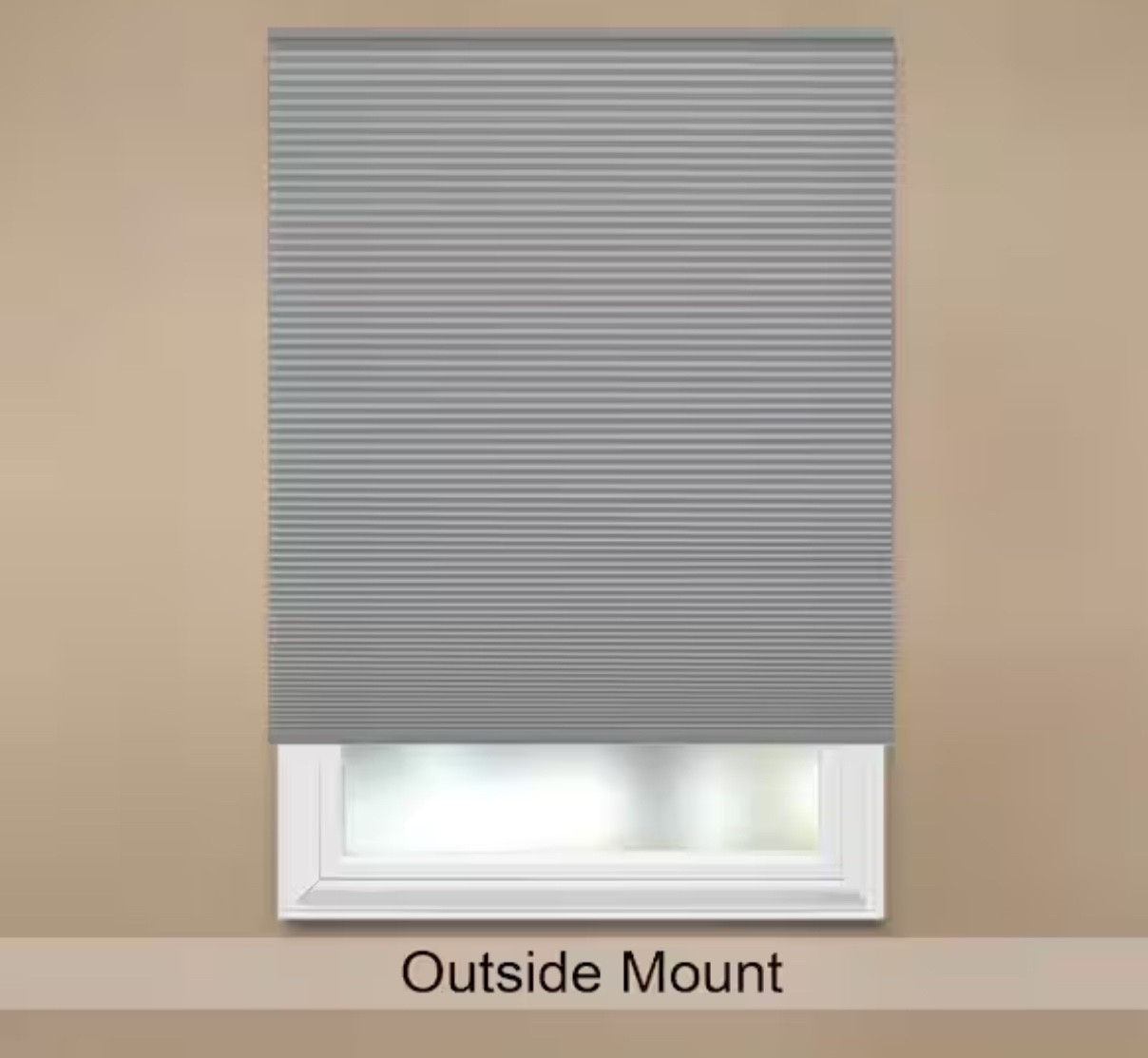 CUSTOM WIDTHS HDC Snow Drift Light Filtering Cordless Cellular Shade SHIPS 3 DAY