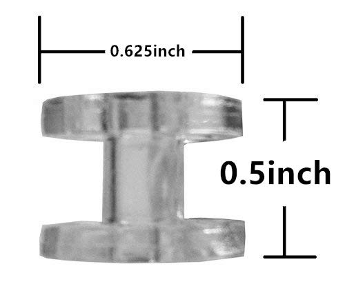 Pleated Shade Hold Downs Spool Tensioner 4pcs Window One Size, Transparent